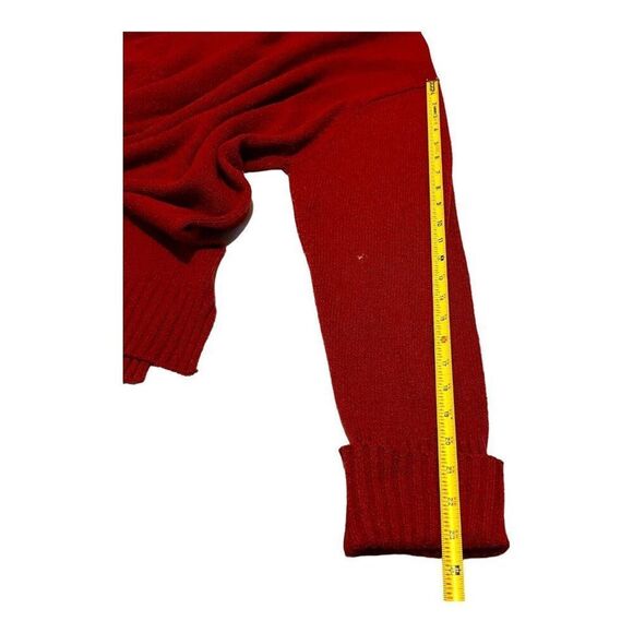 Carolina Colours Womens Red Long Sleeve Turtleneck Sweater 20W Plus Size Comfy - Picture 6 of 7